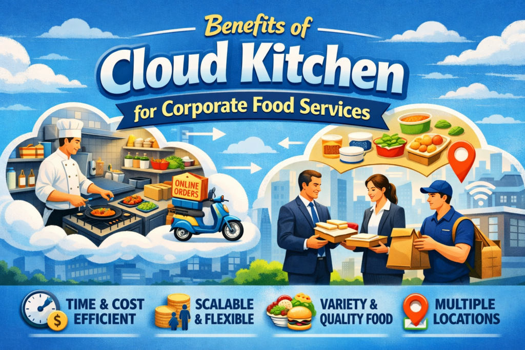 Benefits of Cloud Kitchen for Corporate Food Services